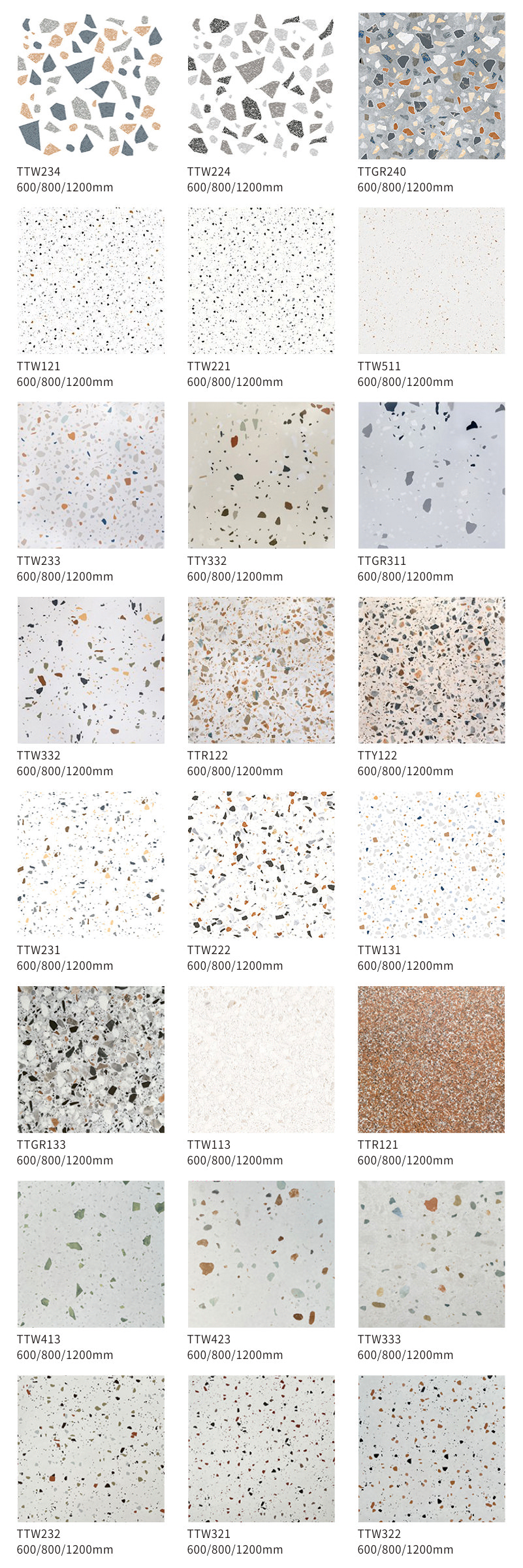 Terrazzo Slab — Ivory